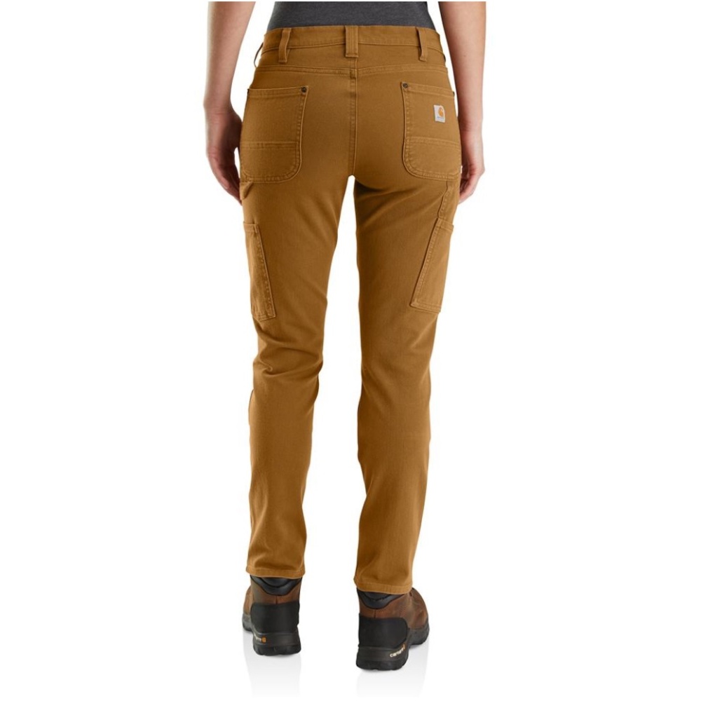 Carhartt Women's Straight Leg Pants - Brown - Picture 2 of 8